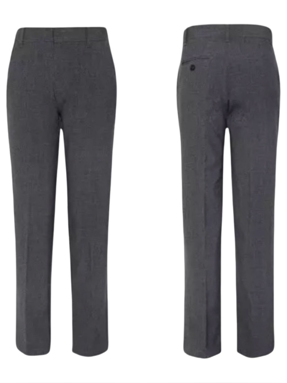 NWT CHAPS Boys Dress Pants Dark Charcoal Heather Style# C841180 Classic Size 10